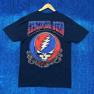 Grateful Dead Steal Your Face Psychedelic Jam Band Tee M